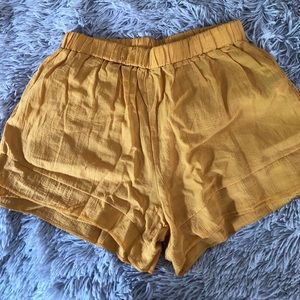 Gold shorts